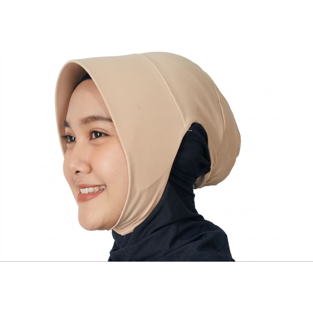 Ciput Ninja Antem Premium / Inner Hijab Anti Tembem Spandex / Dalaman Jilbab mika paket bundling leb