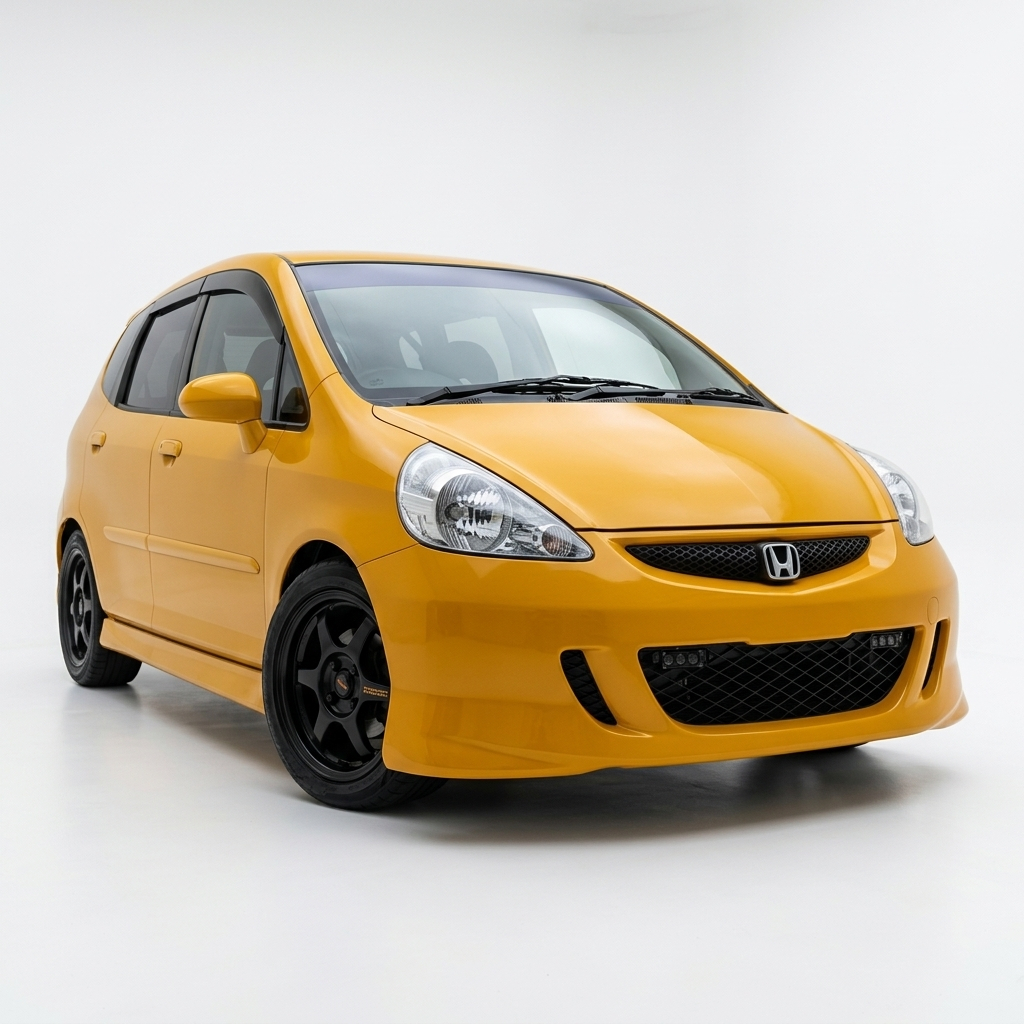 bodykit full bemper jazz gd3 Vtec MMC 2004 - 2007 adaptasi vtec include Grill Jaring