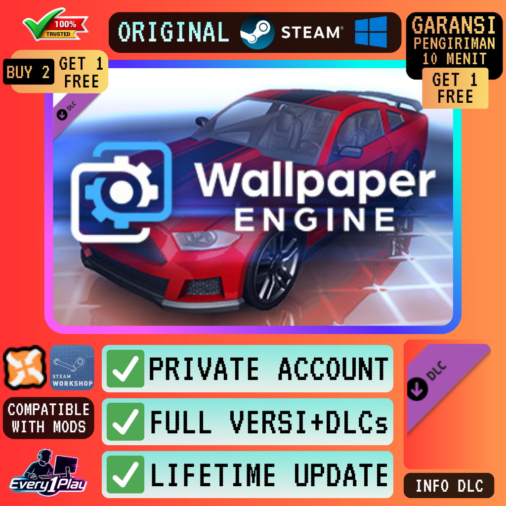 Wallpaper Engine Game Software Steam - Games PC Laptop Windows