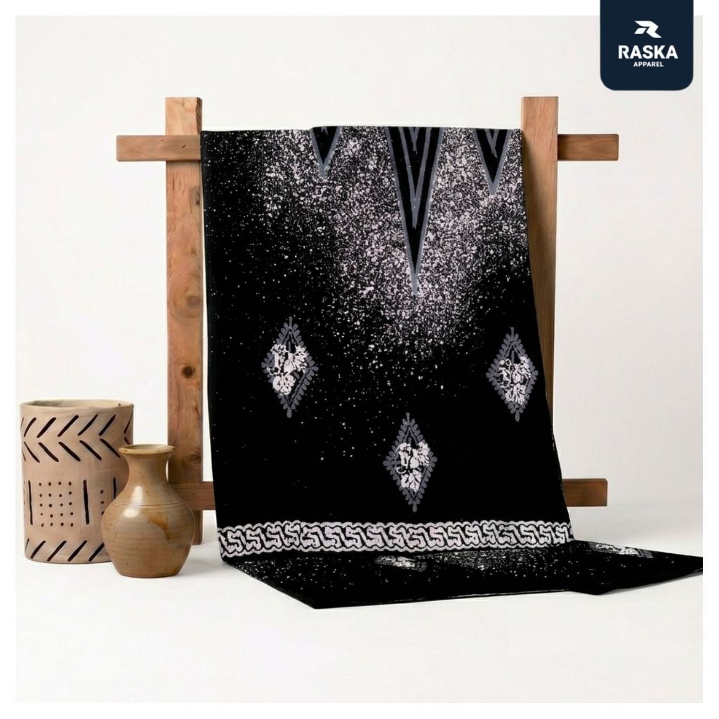 Kain Batik Cap Motif Wihara Angkasa