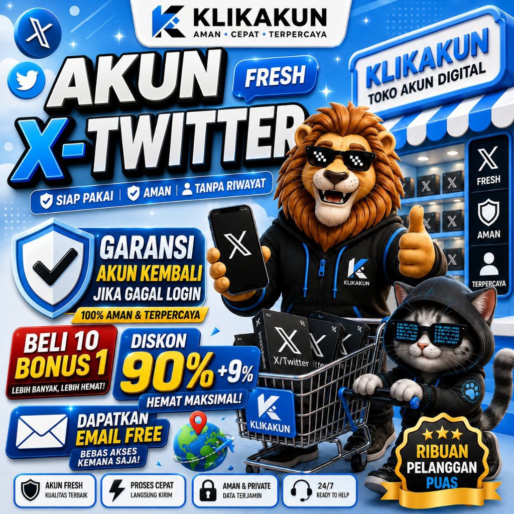 JUAL AKUN X TWITTER FRESH SIAP PAKAI (DAPATKAN EMAIL FRESH BEBAS AKSES OTP KEMANA SAJA)