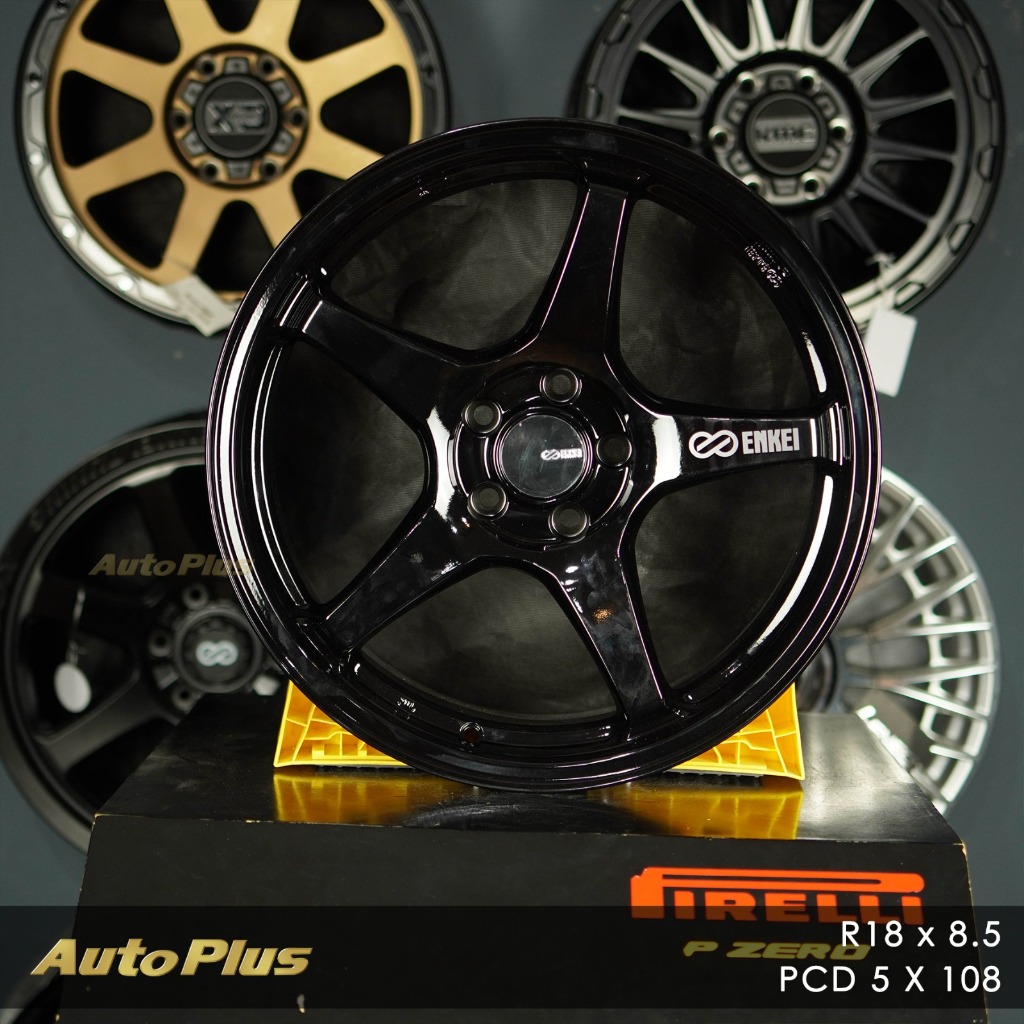 VELG ENKEI TS-5 RING 18 PCD 5x108 Gloss Black