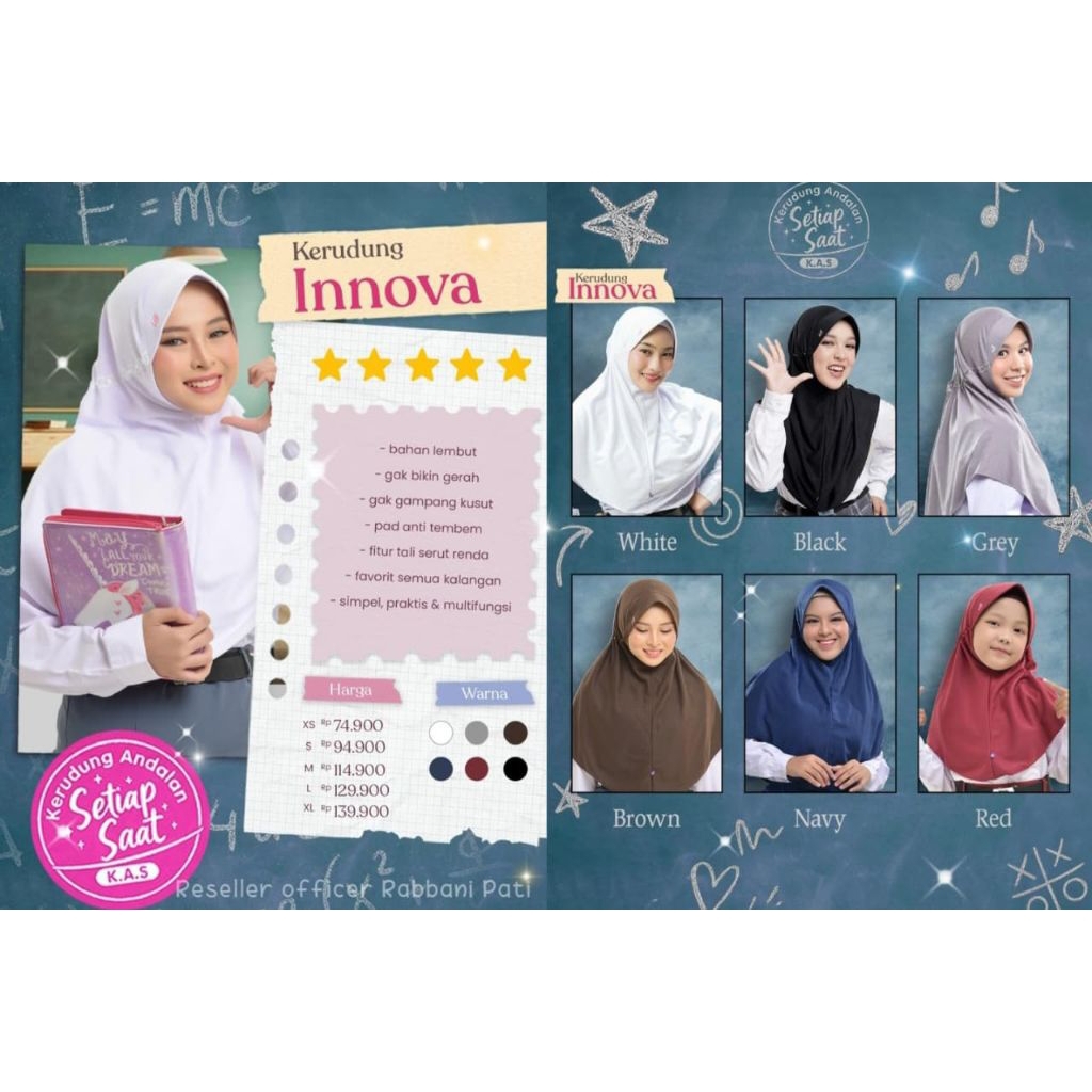 Kerudung rabbani inova
