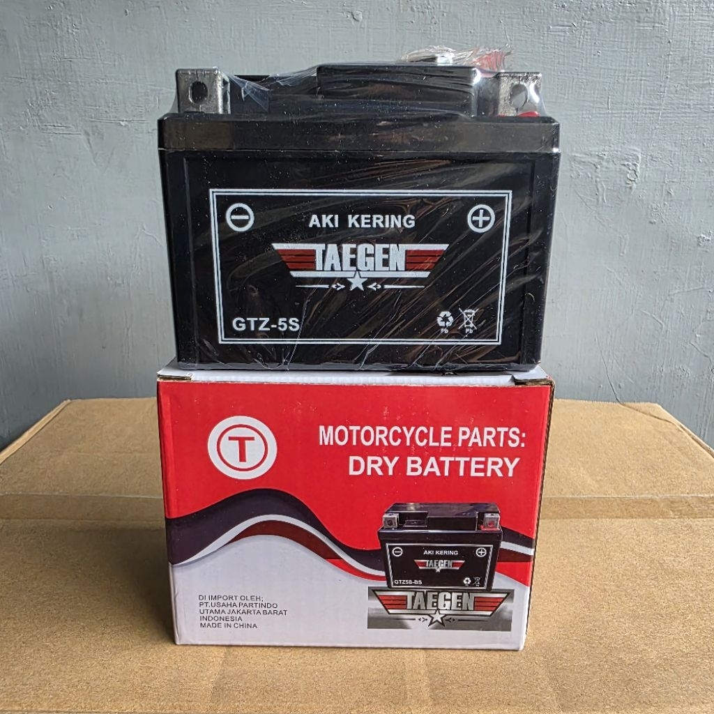 AKI KERING ACCU GTZ5S TAEGEN MOTOR BEAT SCOOPY SPACY KARISMA