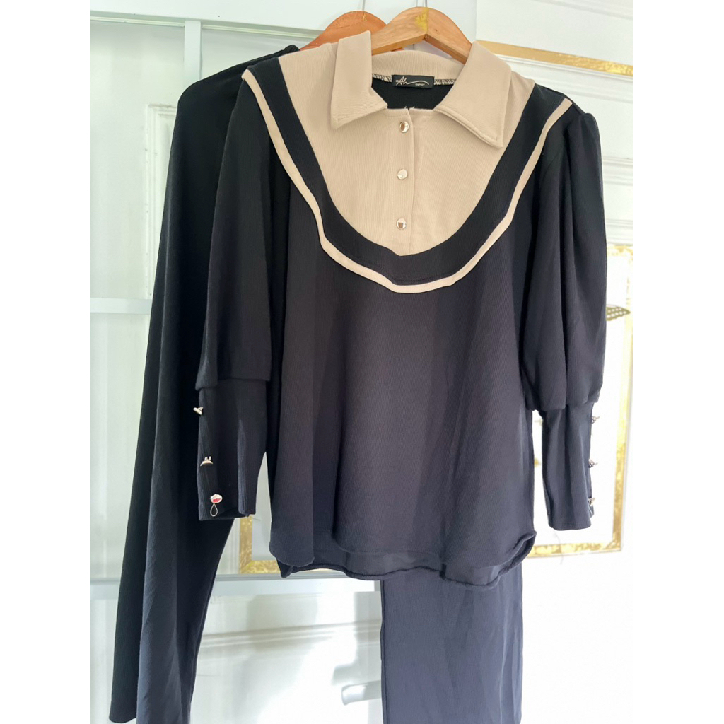 setelan knit premium allsize ld 115cm