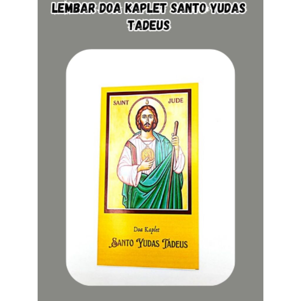 lembar doa kaplet Santo Yudas Tadeus