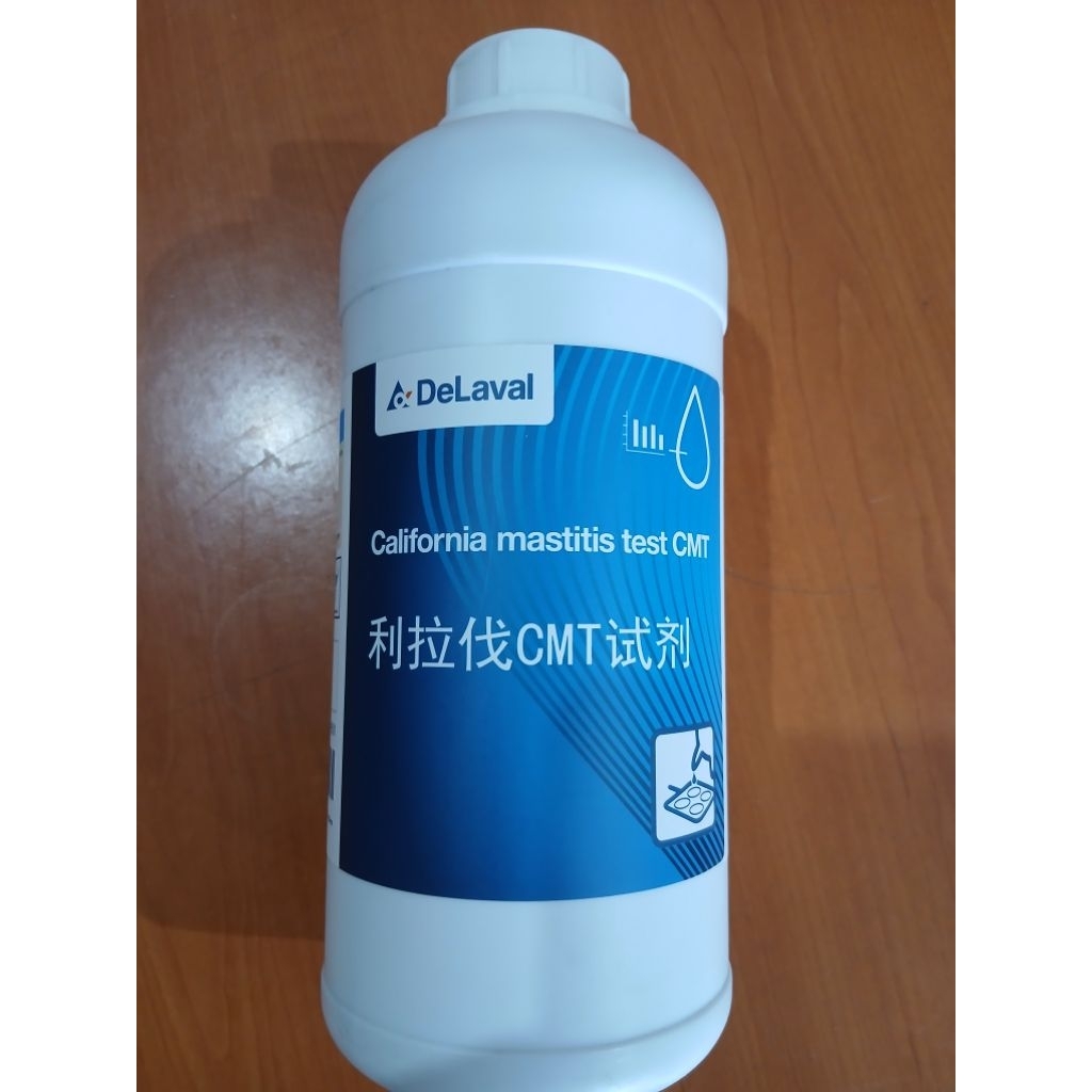 Delaval CMT Pengujian Mastitis Susu Sapi Kambing 1 liter, California Mastitis Test radang Ambing Sap