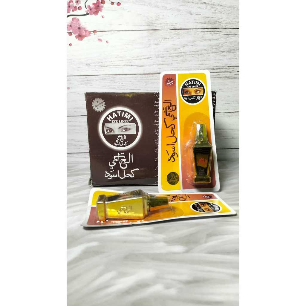 Celak HATIMI Celak Bubuk Arab Original / Eyeliner Kohl Sipat Mata Premium HATIMI piala CELAK KAJAL A