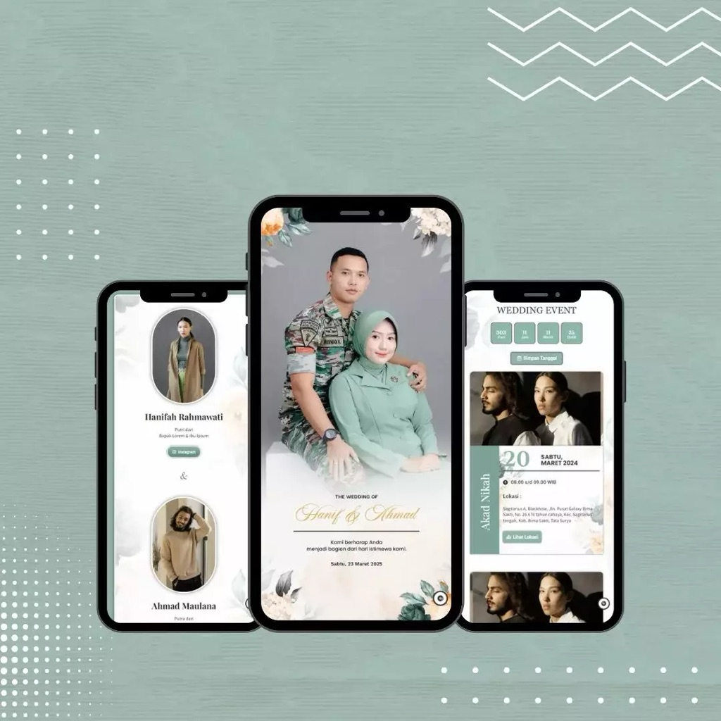 Undangan Digital Wedding Invitation Website Modern