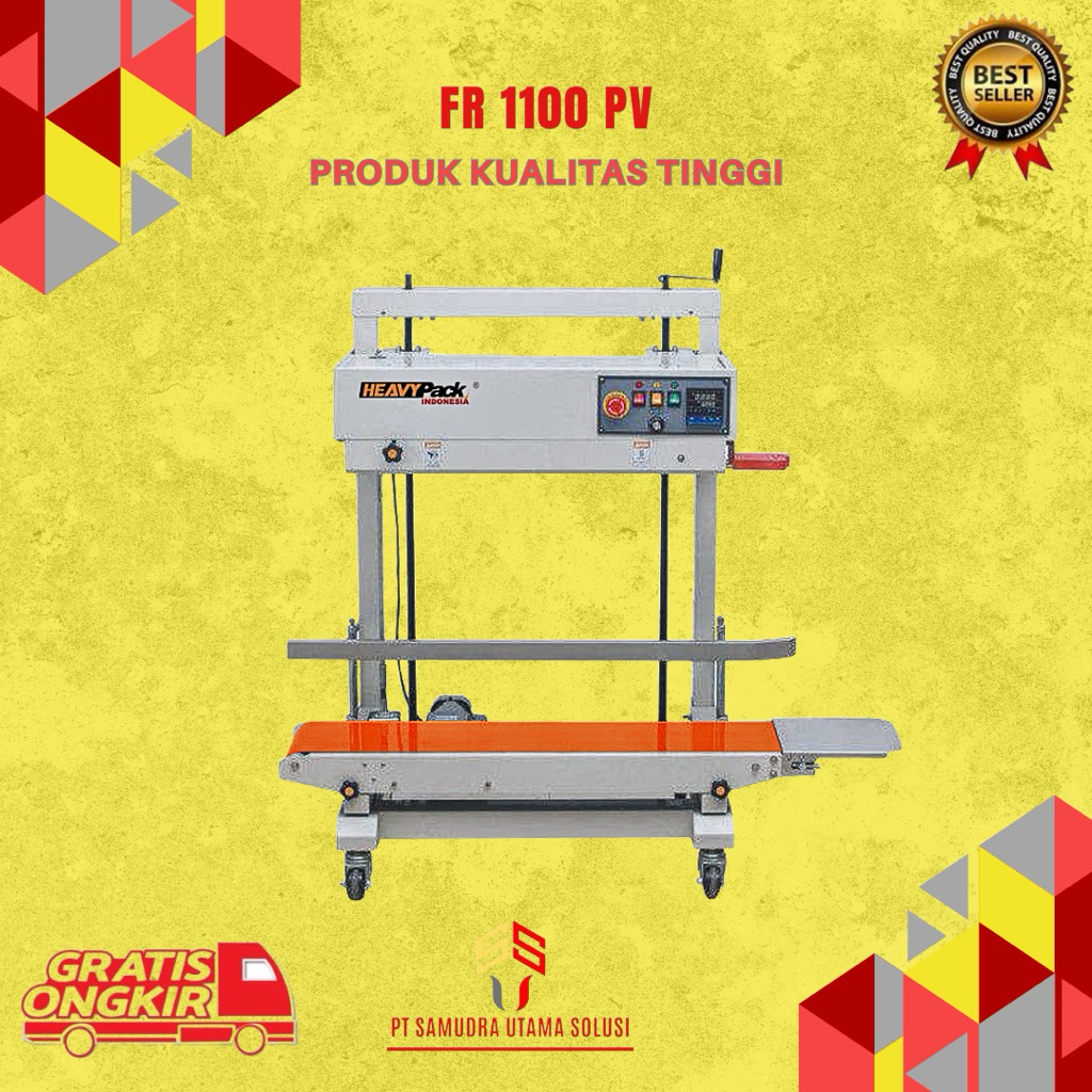 Mesin Continous Band Sealer Tinggi Vertikal FR-1100PV
