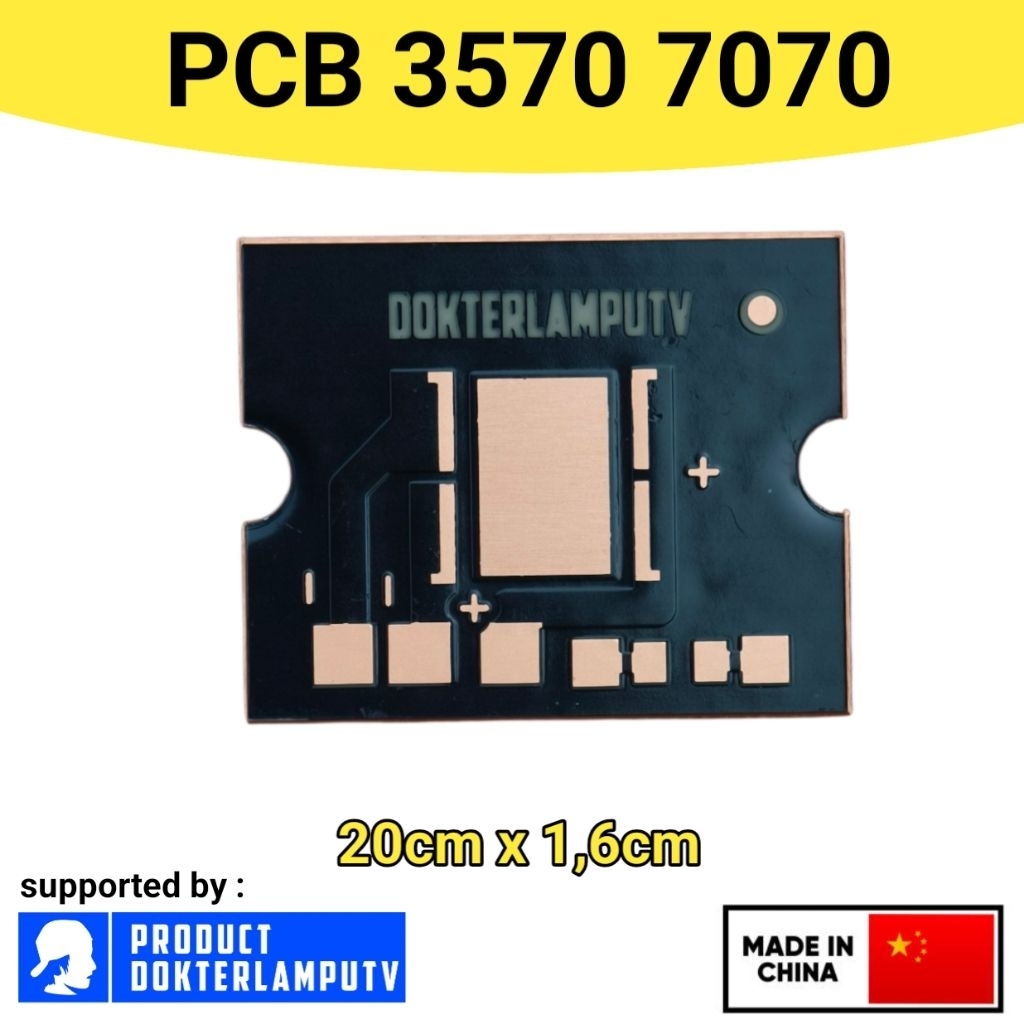 PCB KOSONG 7070 3570 UNIVERSAL UNTUK BILED PROJI SOROT DLL BAHAN TEMBAGA