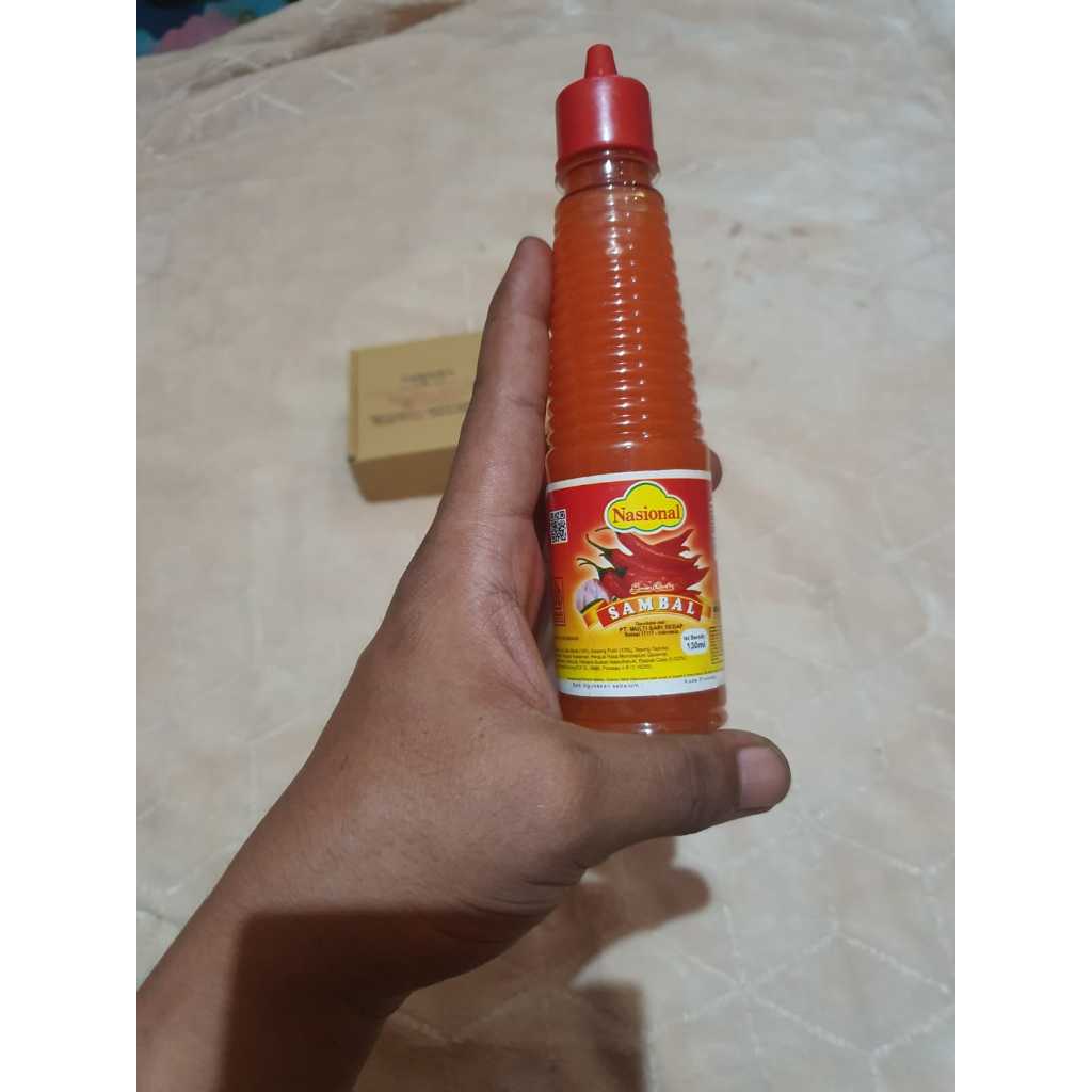 Saus Sambal JBS FLAT Nasional Meja 130ML- Produk Original Baru Bisa COD Amanah Enak Rasanya Aman Unt