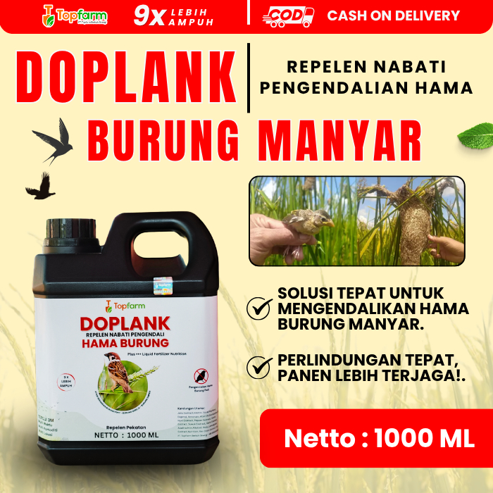 Obat Hama Burung Manyar Padi / Pestisida Pengusir Hama Burung / Obat Pengendali Hama Burung Padi / O