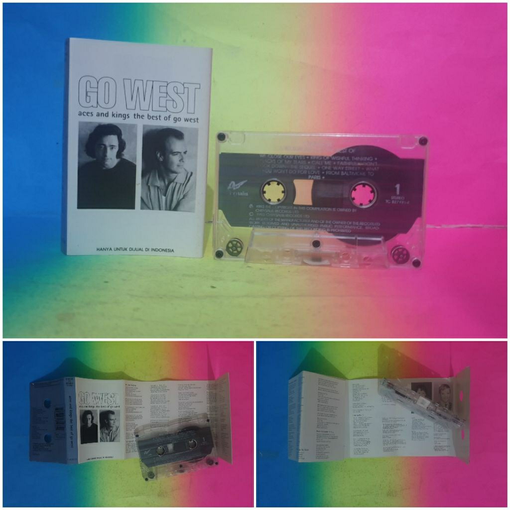 kaset GO WEST the best of BAGUS mulus PITA MAXELL