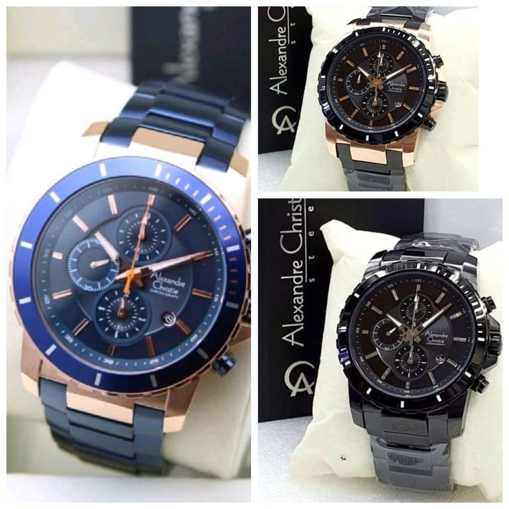 JAM TANGAN PRIA ALEXANDRE CHRISTIE 6141/ AC 6141 MC /AC 6141  ORIGINAL