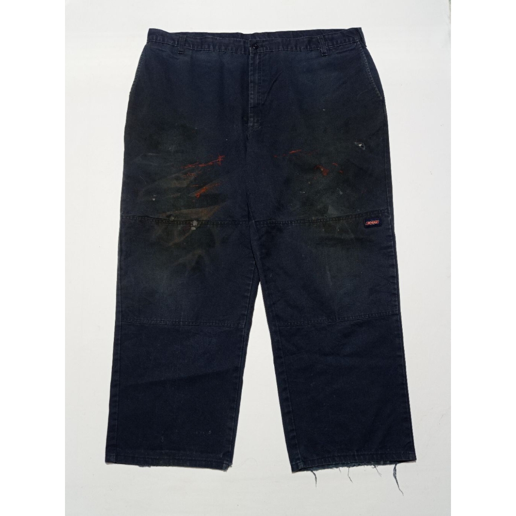 Celana Genuine Dickies Double Knee Loose Fit Warna Dark Navy Size 40×30 Second Brand Dickies