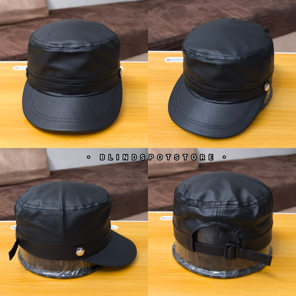 TOPI KOMANDO KULIT / TOPI KOMANDO OSCAR / TOPI ARMY KULIT