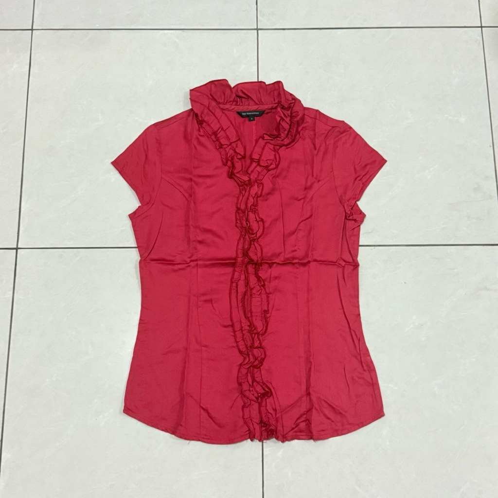 Atasan Baju Blouse Merah Executive