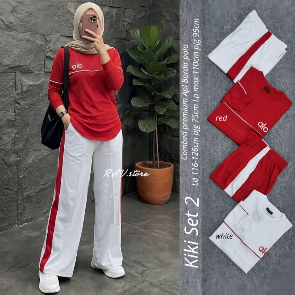 Setelan Merah Putih Kiki Set By Rav Store