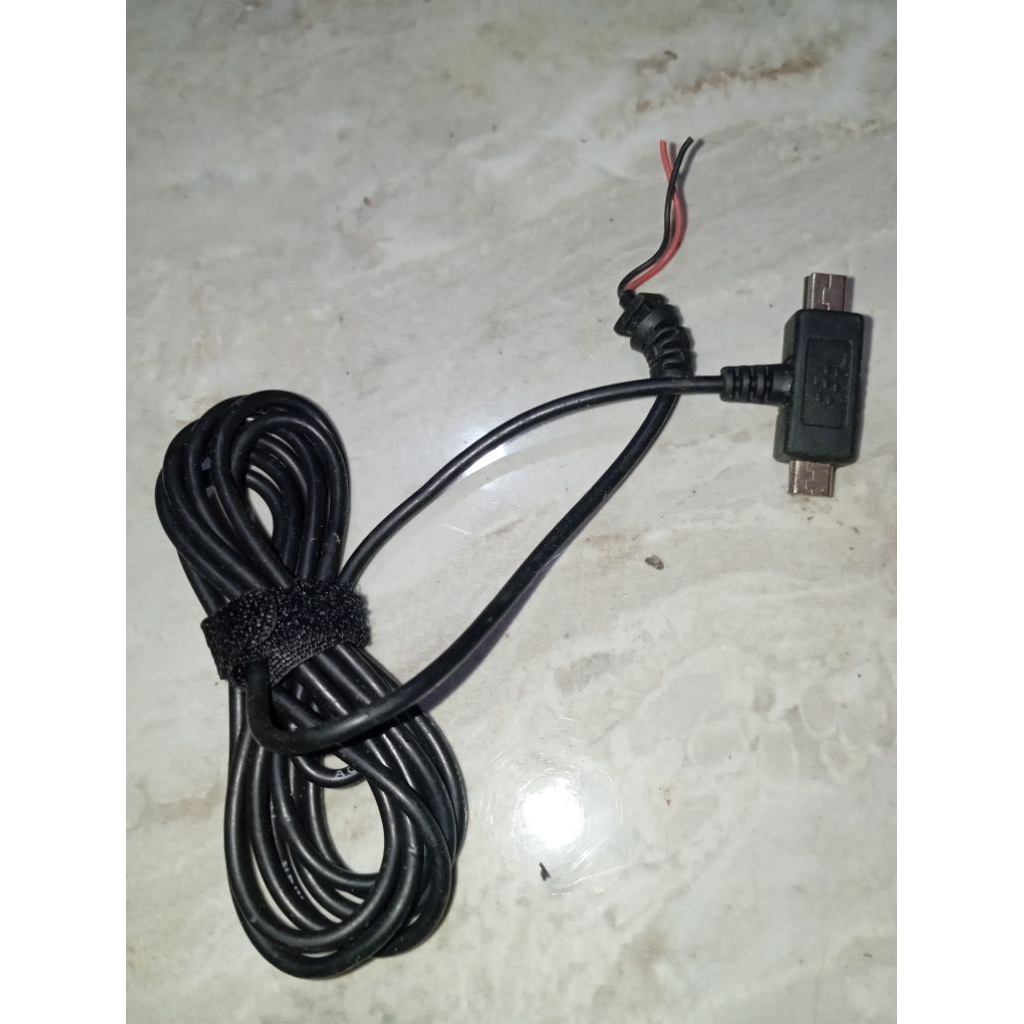 kabel bekas charger micro min+micro usb 2in1
