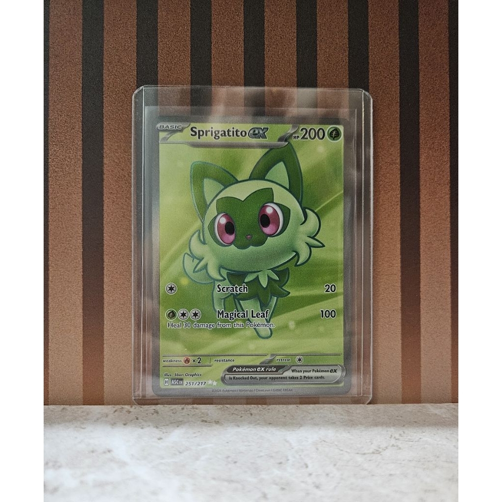 Sprigatito IR/AR ENG Ascended Heroes ASCen 251/217Kartu TCG Pokemon English