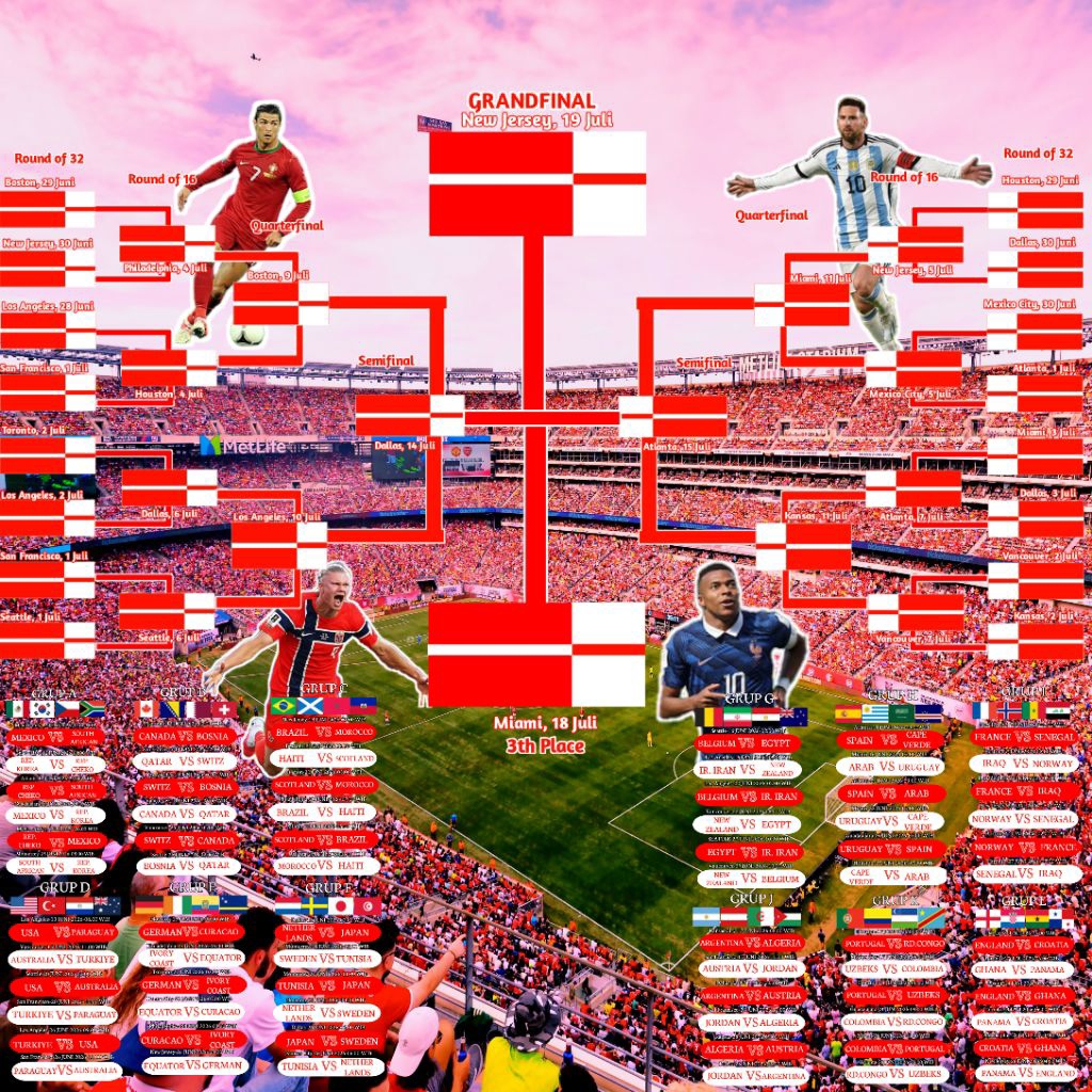 Poster Jadwal Piala Dunia 2026