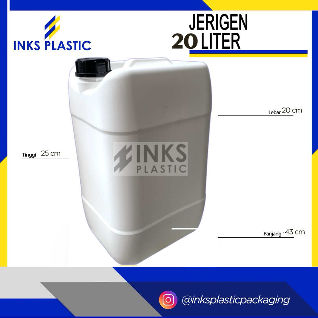 JERIGEN 20 LITER PUTIH SUSU