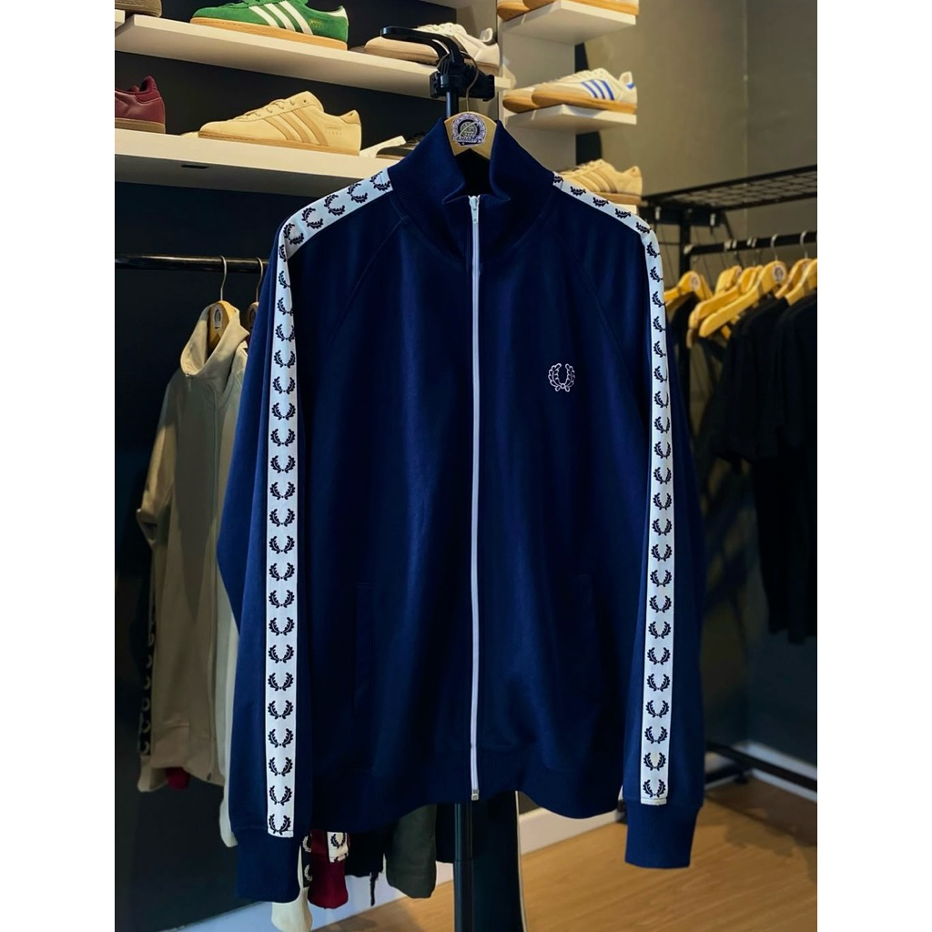 TRACKTOP FRED PERRY TAPED NAVY