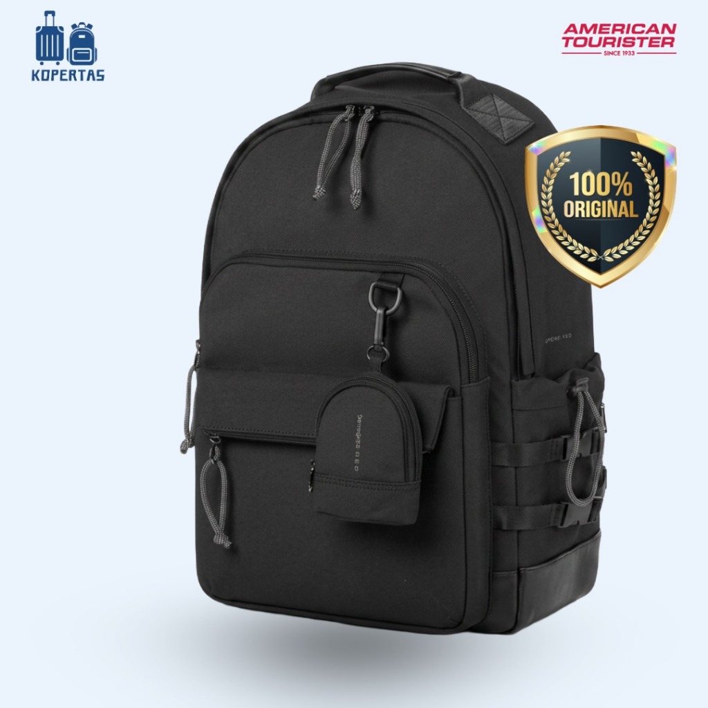 Samsonite Lawdon Tas Ransel Laptop Hitam - Pria Wanita