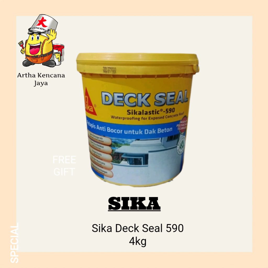 SIKA - SIKA DECK SEAL untuk Dak Beton 4 Kg