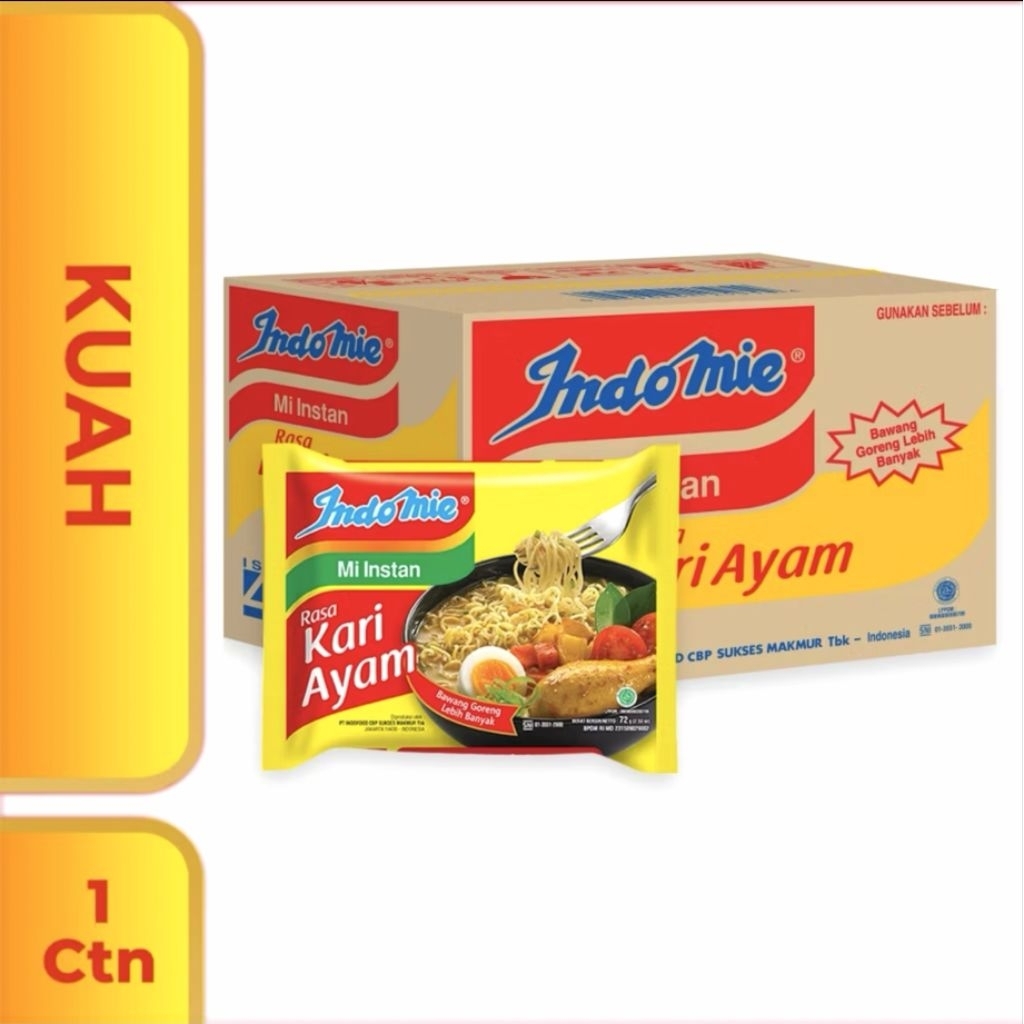 Indomie Kari Ayam 1 dus
