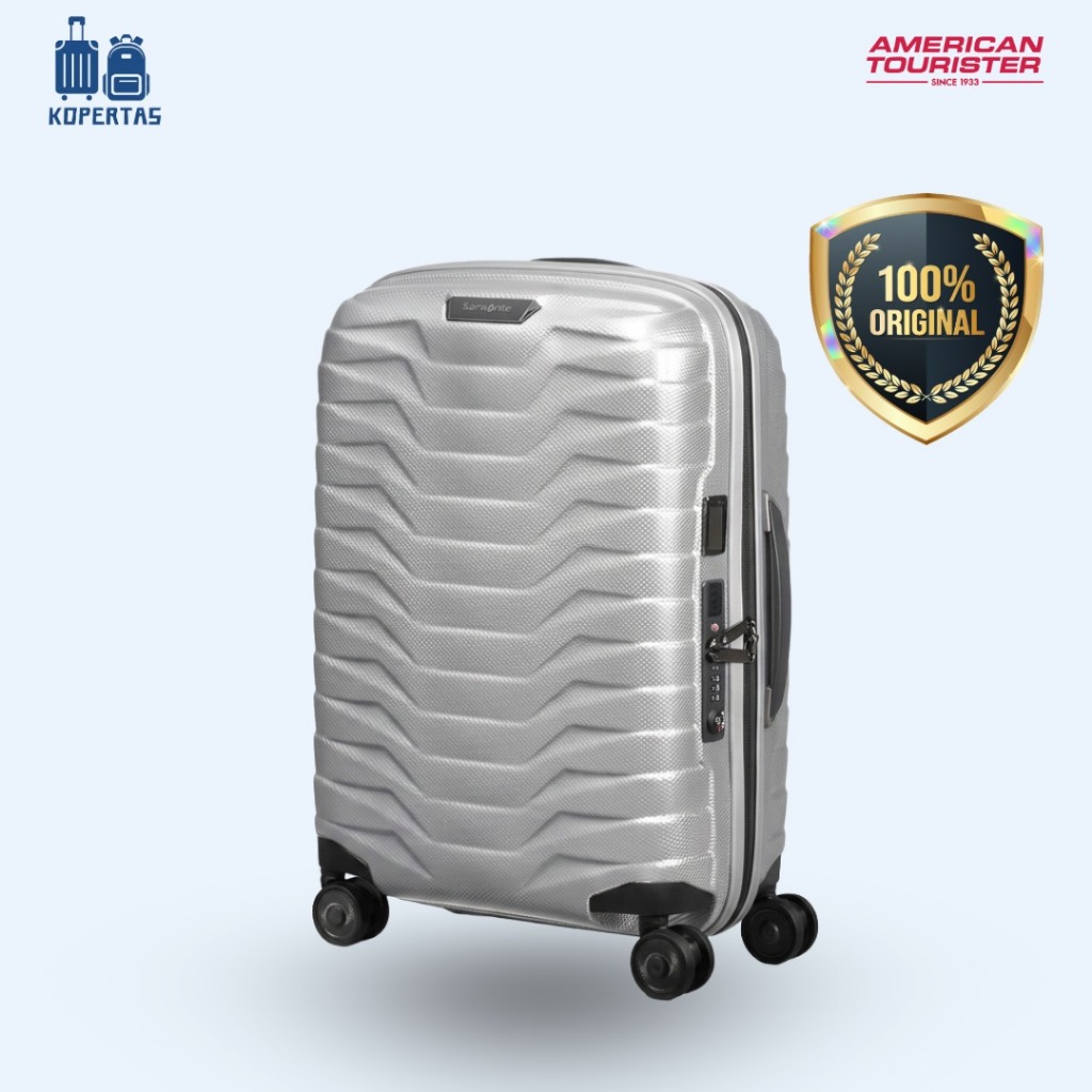Samsonite Proxis Koper Kabin Expandable 55/20 Silver - 20 Inch Kabin