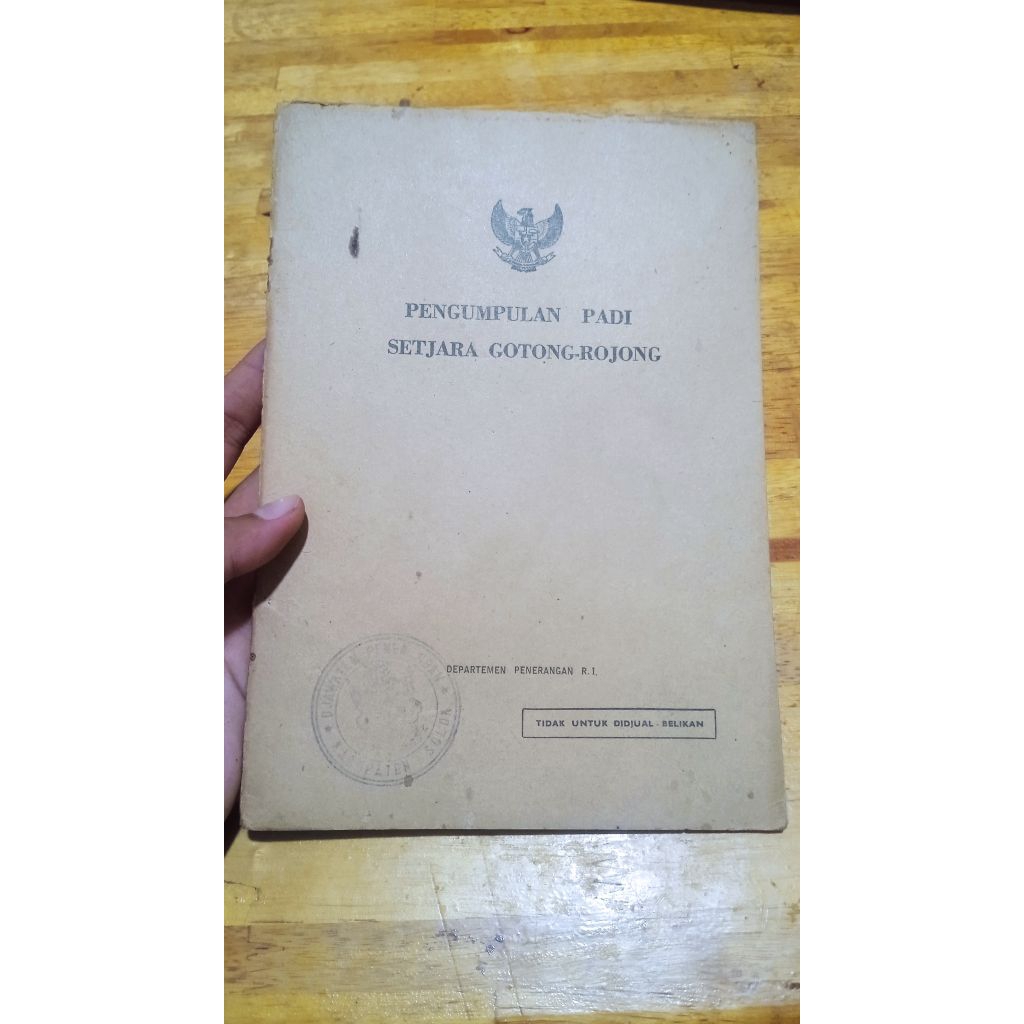 Buku PENGUMPULAN PADISETJARA GOTONG-ROJONG thn 1961