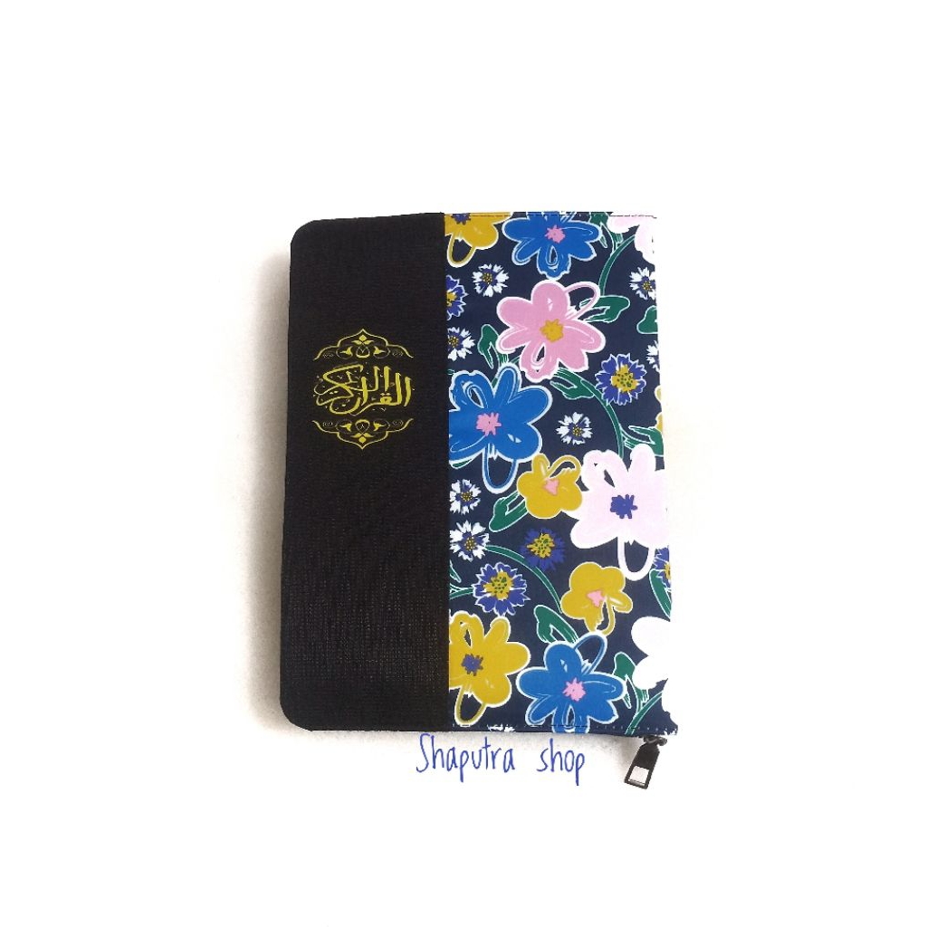 Tas sampul Cover Alquran A5 Bunga