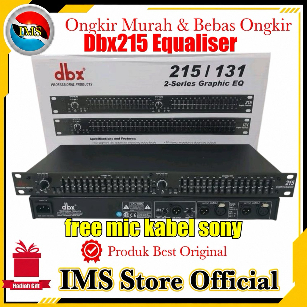 Equaliser Dbx 213/131 channel Original impor