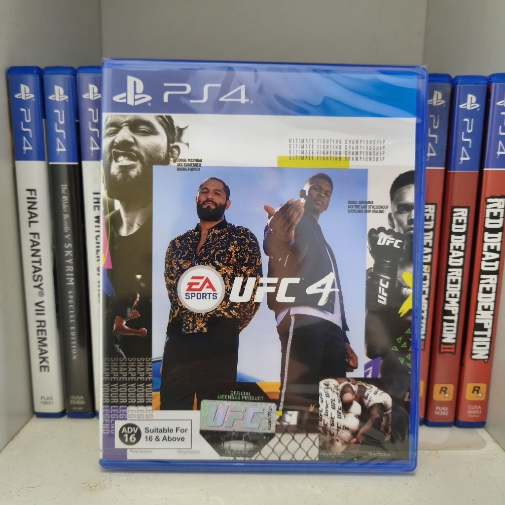 ufc 4 ps4 disc playstation4 kaset ps bd ufc4