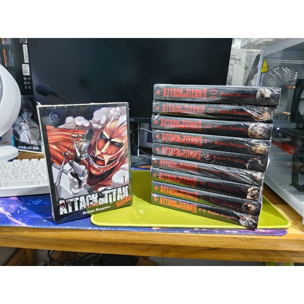 Komik Attack on Titan Bind Up vol 1-10 Fullset Segel