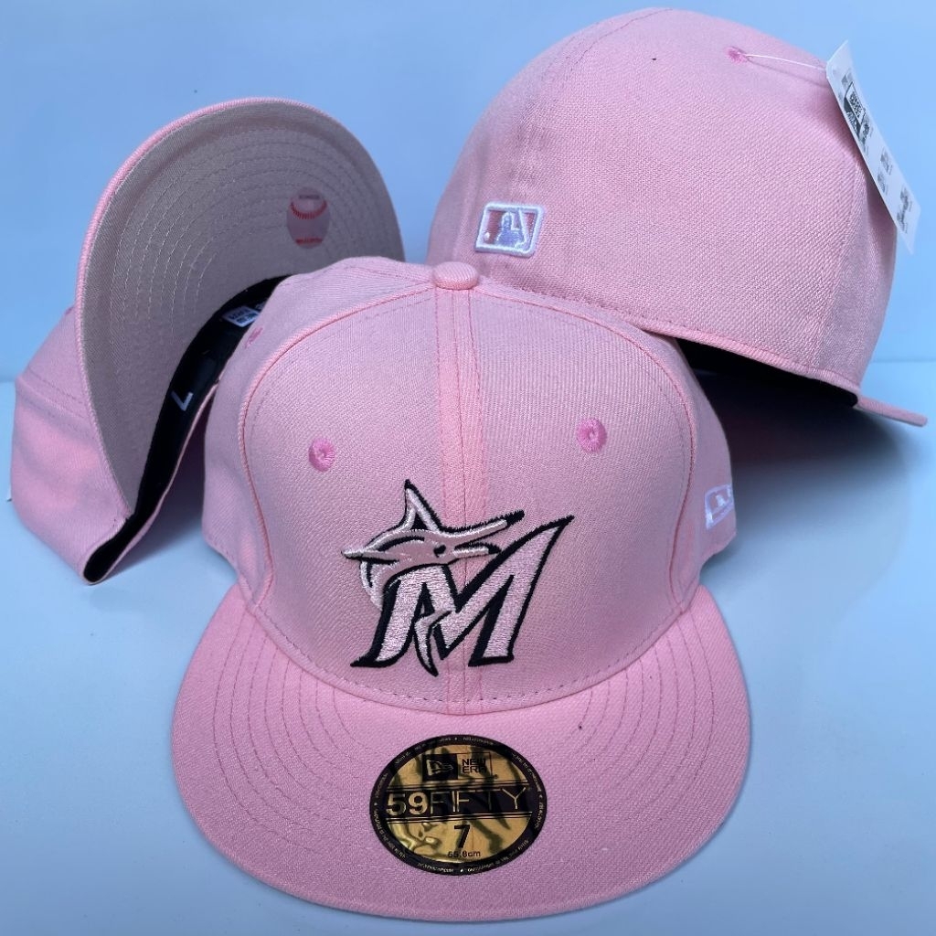 Marlin PINK Fitted MLB