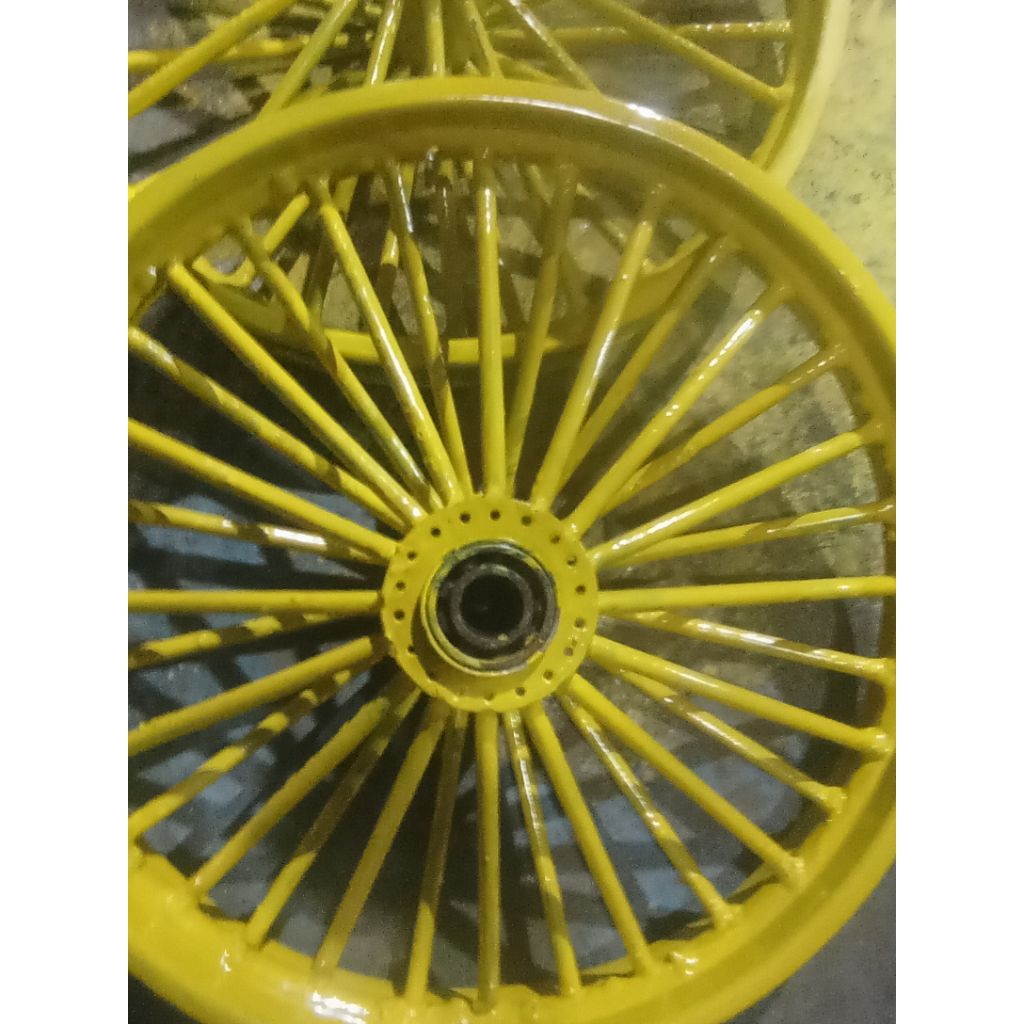 velg roda gerobak ring 18 jari jari rapat