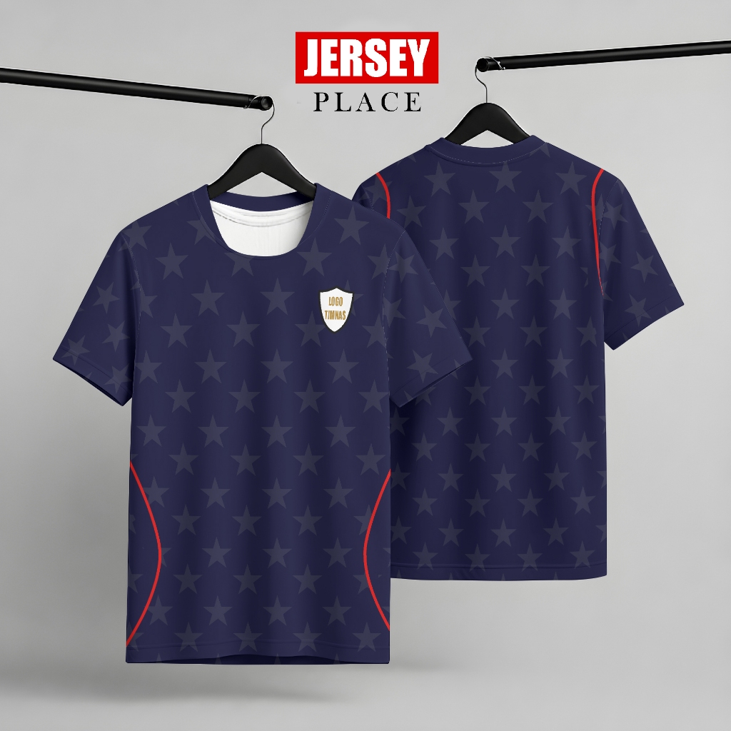 Jersey Bola Amerika away navy 2026 unisex fullprint