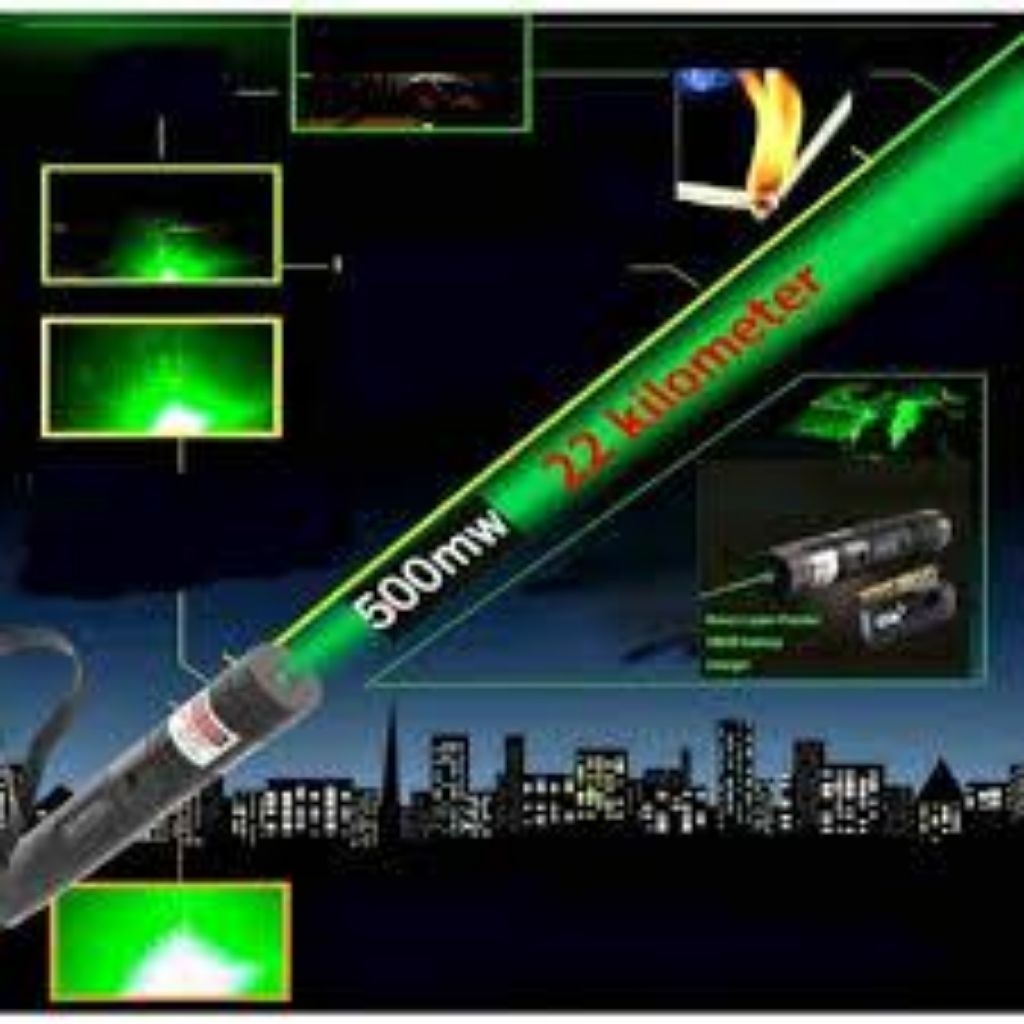 Laser Penunjuk Pointer Hijau 303 Jarak Jauh / Green Laser Pointer 303A