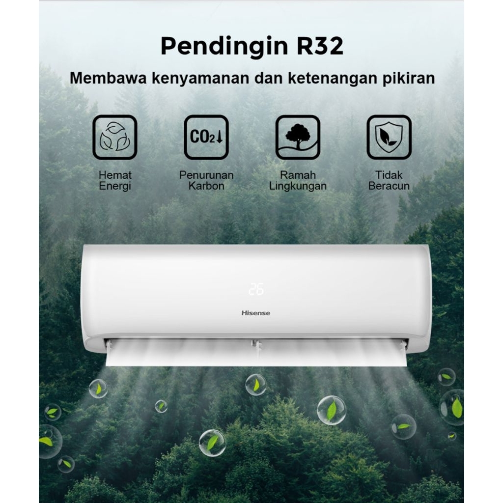 AC HISENSE 0.5 PK AN05CDG AC HISENSE 0.5 PK AN05CDG - UNIT ONLY