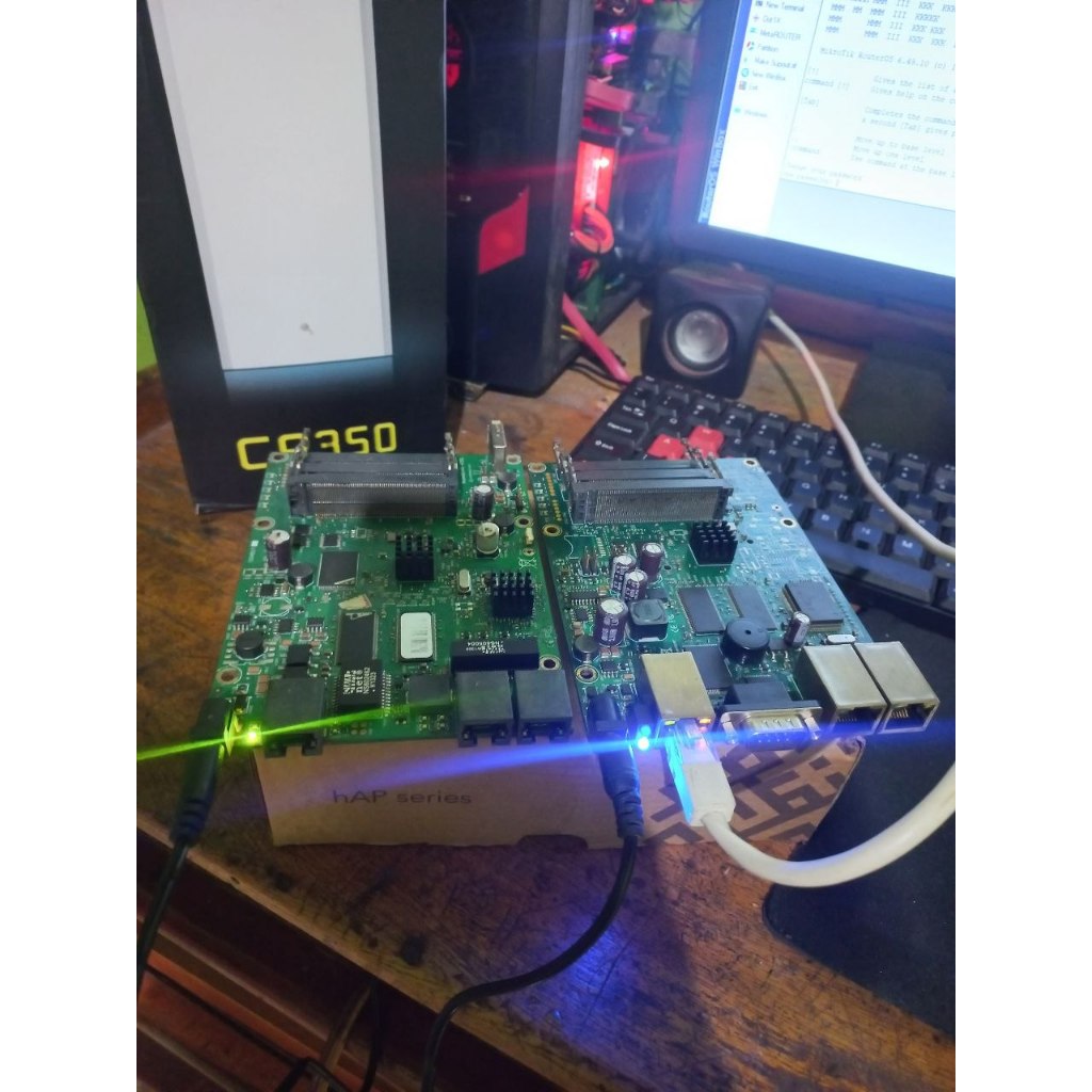 MIKROTIK ROUTERBORD RB433+ADAPTOR