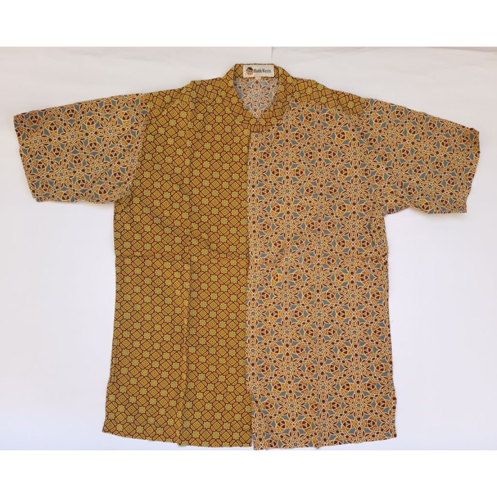Kemeja Pria Batik Keris | L | 2 motif | Preloved