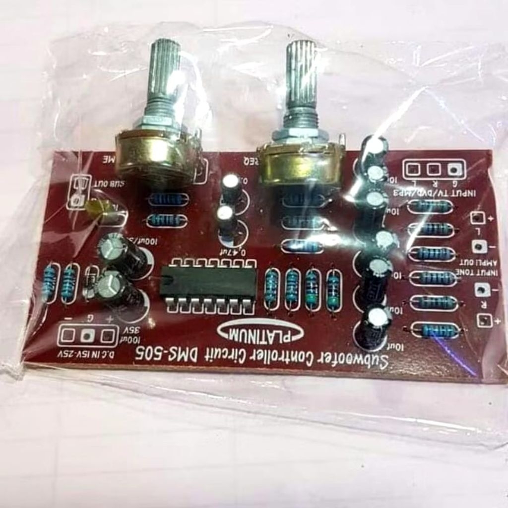 KIT PCB PRE AMP SUBWOOFER PREAMP DMS 505 PLATINUM DMS505 DMS-505