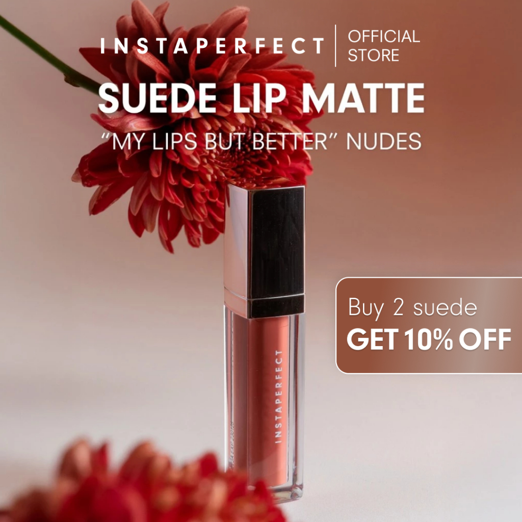 Instaperfect Suede Lip Matte (MLBB Nude Lip Cream, Cover Blurry, Transfer Resistant)