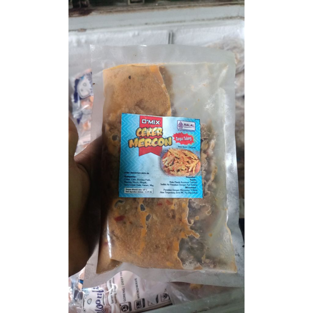 Ceker Mercon 250g Frozen food siap saji