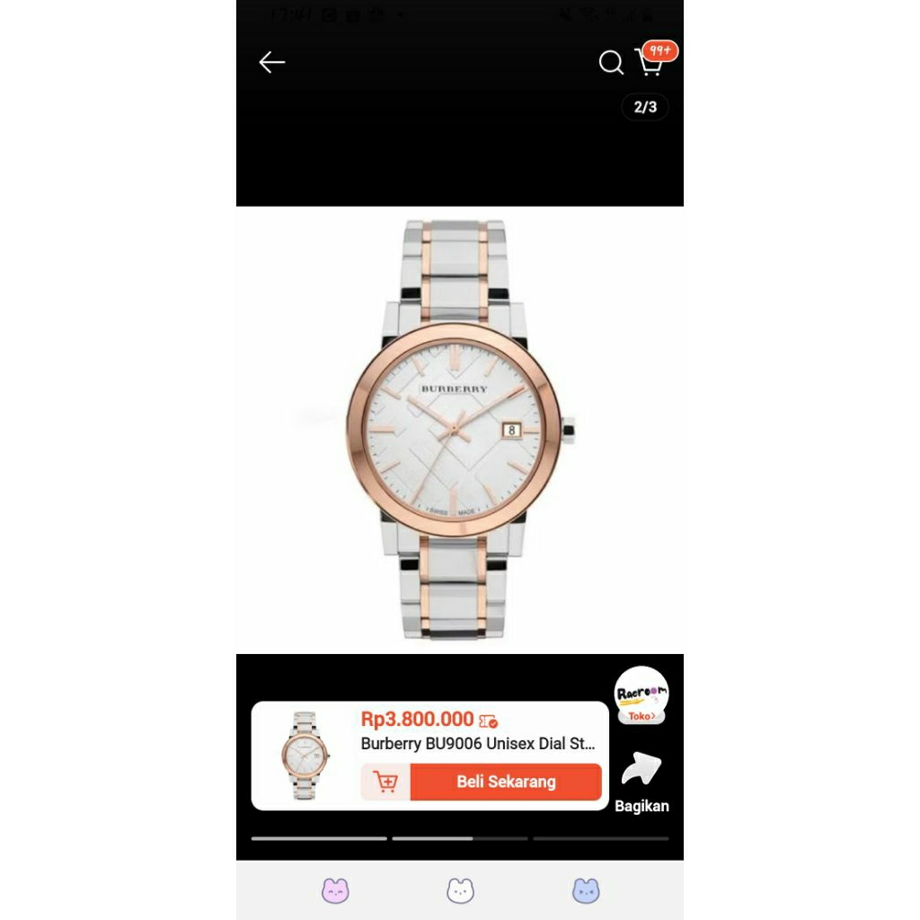 Original Burberry Watch Jam Tangan Burberry Jam Tangan Pria