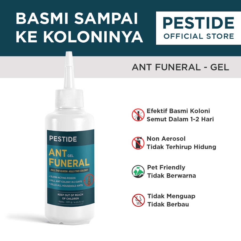 Umpan Semut Gel Pembasmi Koloni Semut dan Ratu Semut