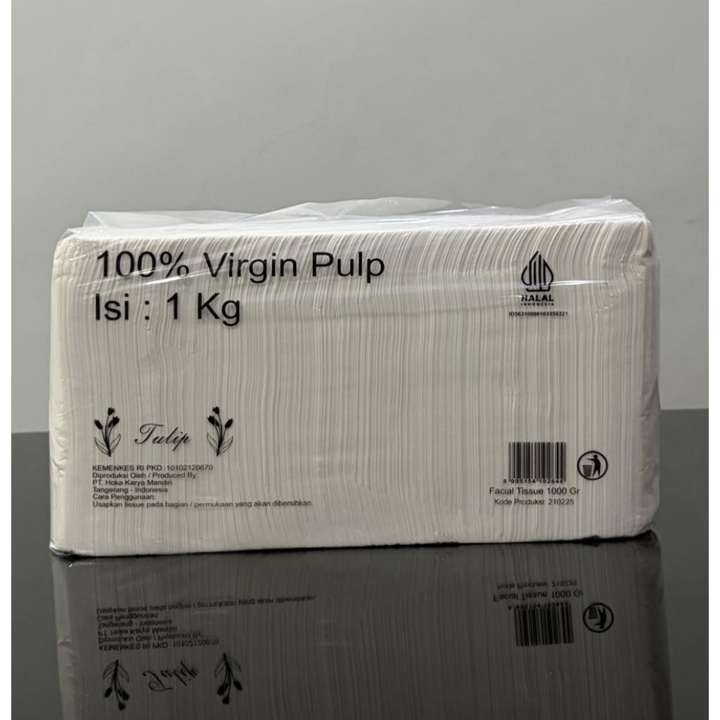 Tisu Tulip kiloan 1kg / Tisu Facial 1000gr 2ply